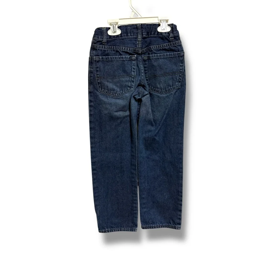 The Children's Place Boys Straight Leg Denim Jeans Blue Size 7 Adjustable Waist‎